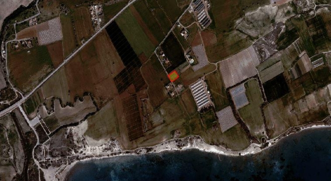 Agricultural land for sale in the coastal area of Mazotos.