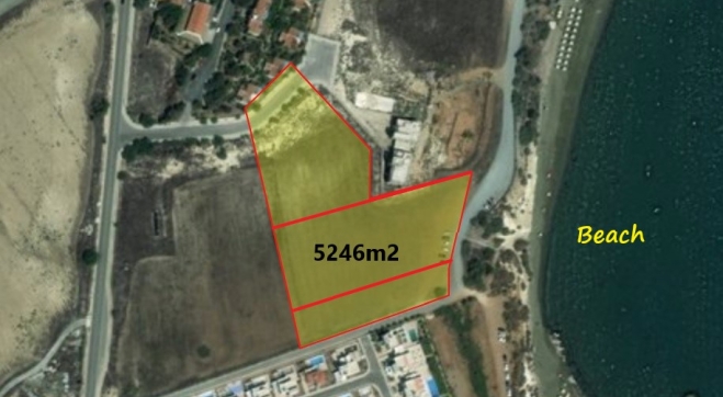 Land for sale in Pervolia on Faros beach