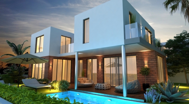 Luxury 3 bedroom house for sale under construction in Meneou.