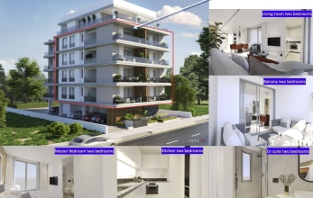 CV2164, Deluxe under construction 2 bed apartment for sale in Drosia in Larnaca.