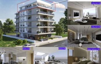 CV2165, Luxury 3 bed Penthouse for sale under construction in Drosia area in Larnaca.