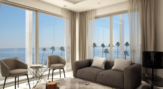 Luxury 2 bed apartment for sale in close to Finikoudes.