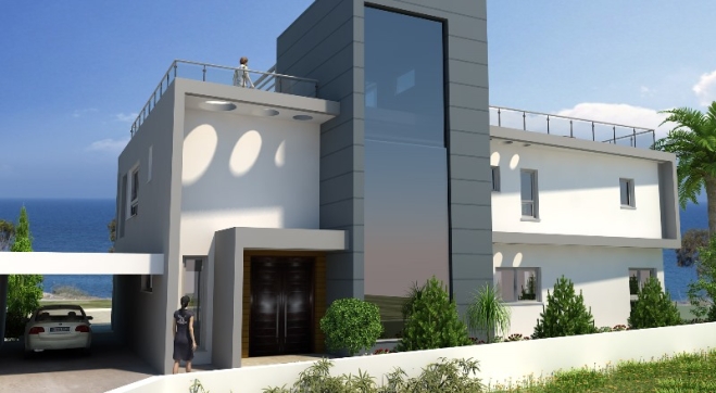 Villas for sale in Pervolia Larnaca IN FRONT OF SEA