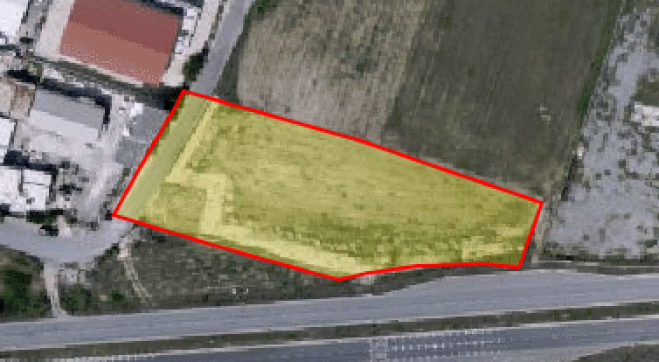 Large piece of industrial land is for sale in a very good area in Aradippou