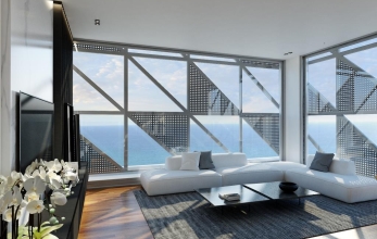 CV1340, Two bedroom luxury flat for sale in Larnaca port area.
