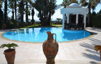 CV1399, Luxury villa for sale in front of the Beach in Meneou. 