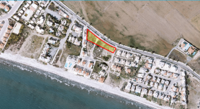 Land for sale in Pervolia walking distance to the beach.