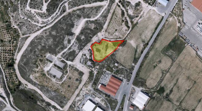 Industrial land for sale in Aradippou.