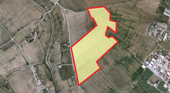 For sale a huge piece of agricultural and industrial land in Tersefanou.