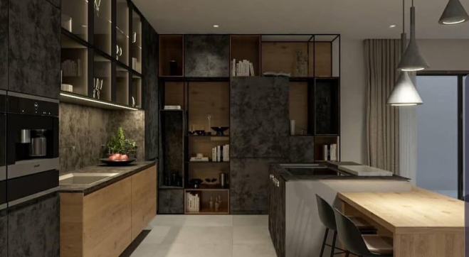 indoor kitchen