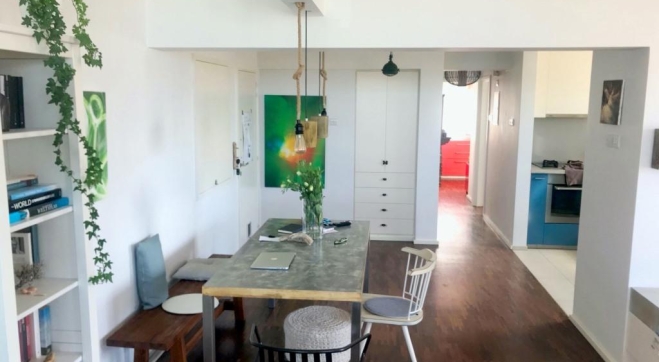 living room-dining