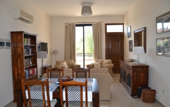 CV2113, 2 bed 2 bath ground floor for sale in Tersefanou with common pool.