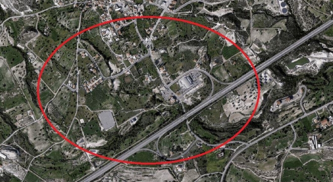 Large residential building plot for sale in Skarinou Alphamega area.