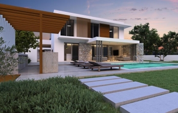 CV2152, Luxury 4 bed villa for sale in Pervolia near the sea.