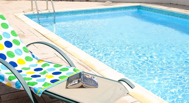 Detached 3 bed villa with private pool close to the beach in Pervolia