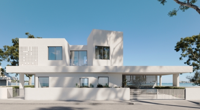 Modern detached hosues for sale near the beach in Larnaca