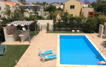 Three bedroom house for rent in a beautiful village of Pervolia close to the beach with a POOL.