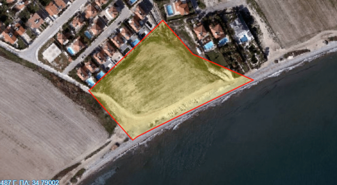 Coastal building land for sale in Mazotos