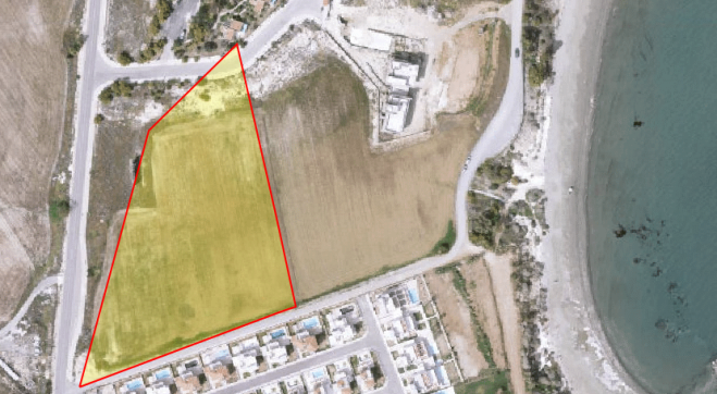 Coastal building land for sale iin Pervolia
